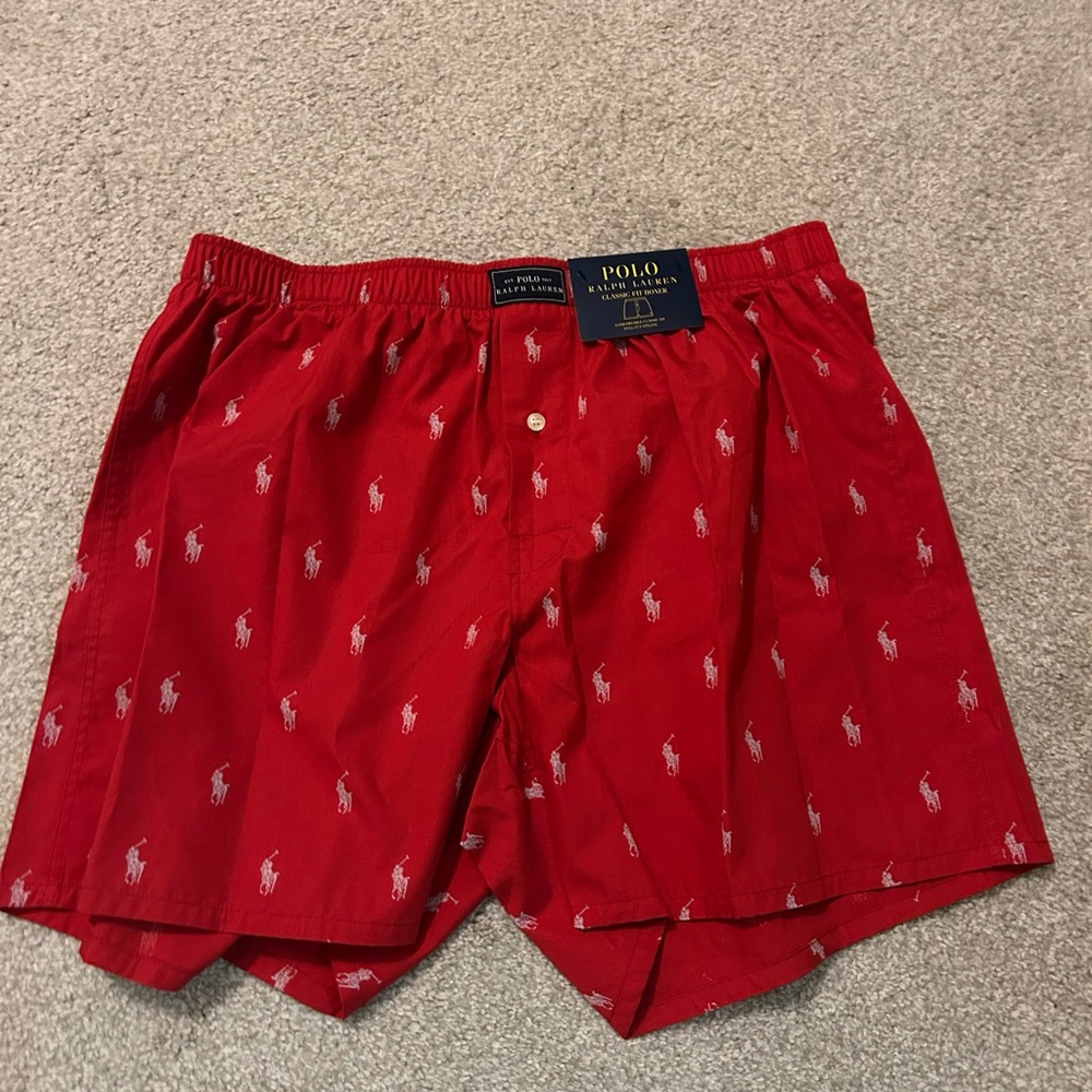 Polo by Ralph Lauren Classic Red Boxers